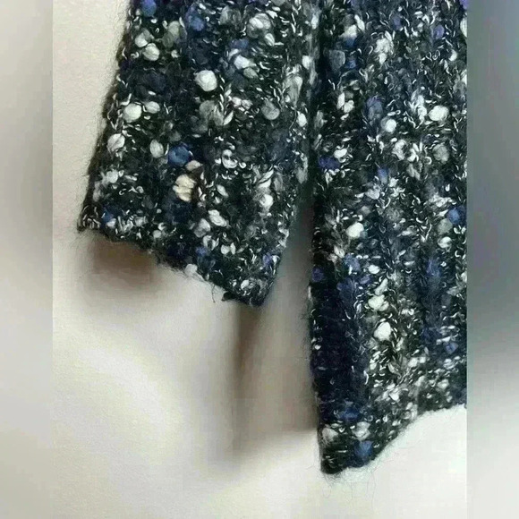 Susan Bristol Boucle Cardigan Jacket Wool Alpaca Mohair Blend Soft Size Medium - Picture 9 of 13